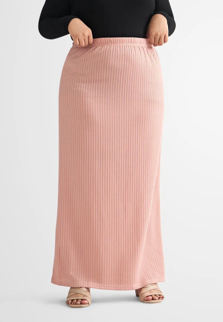 Rianna Relax Ribbed Skirt