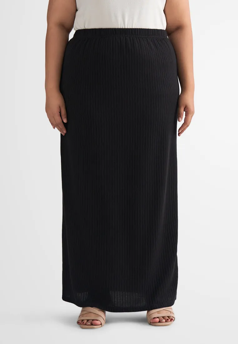 Rianna Relax Ribbed Skirt