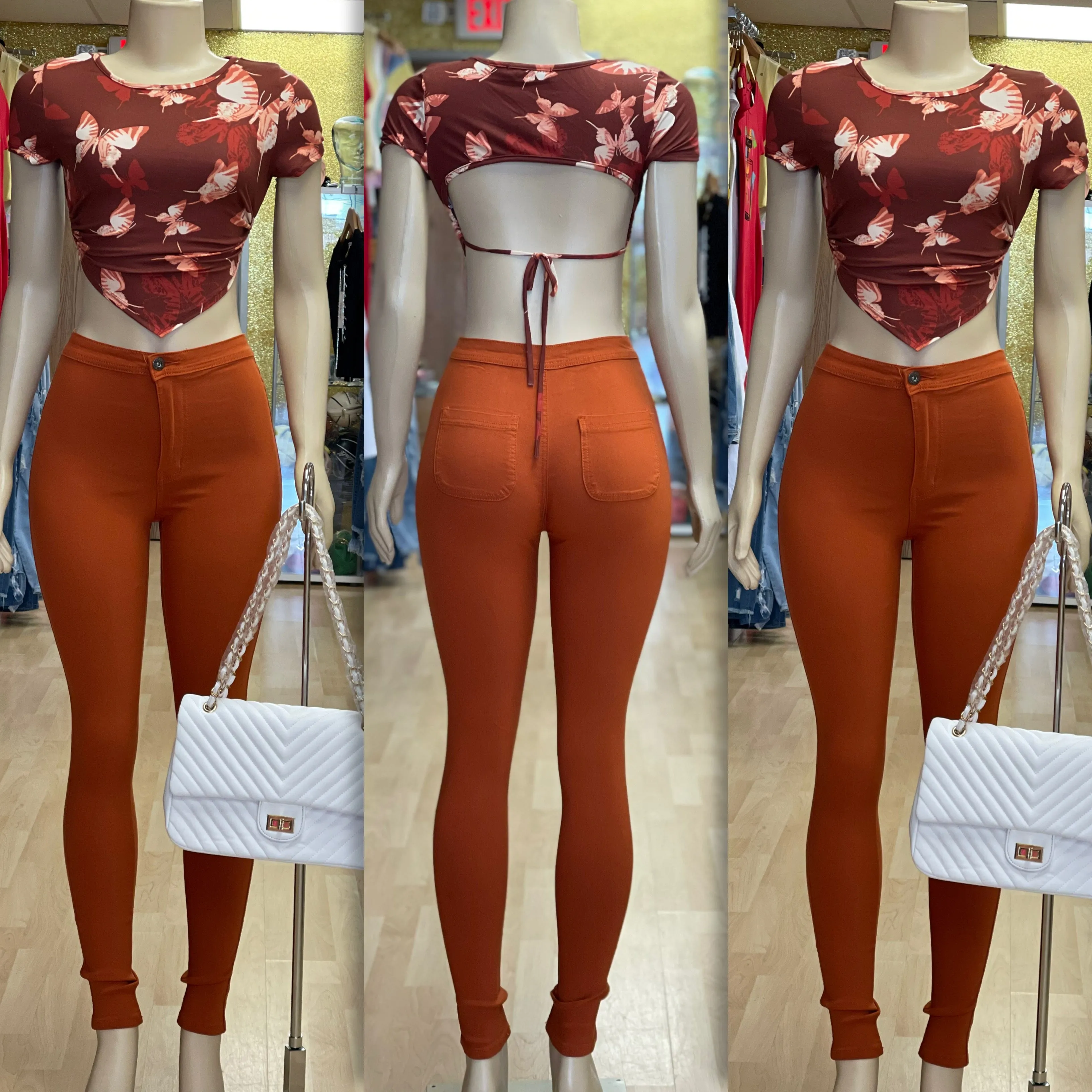 Rust Disco Pants