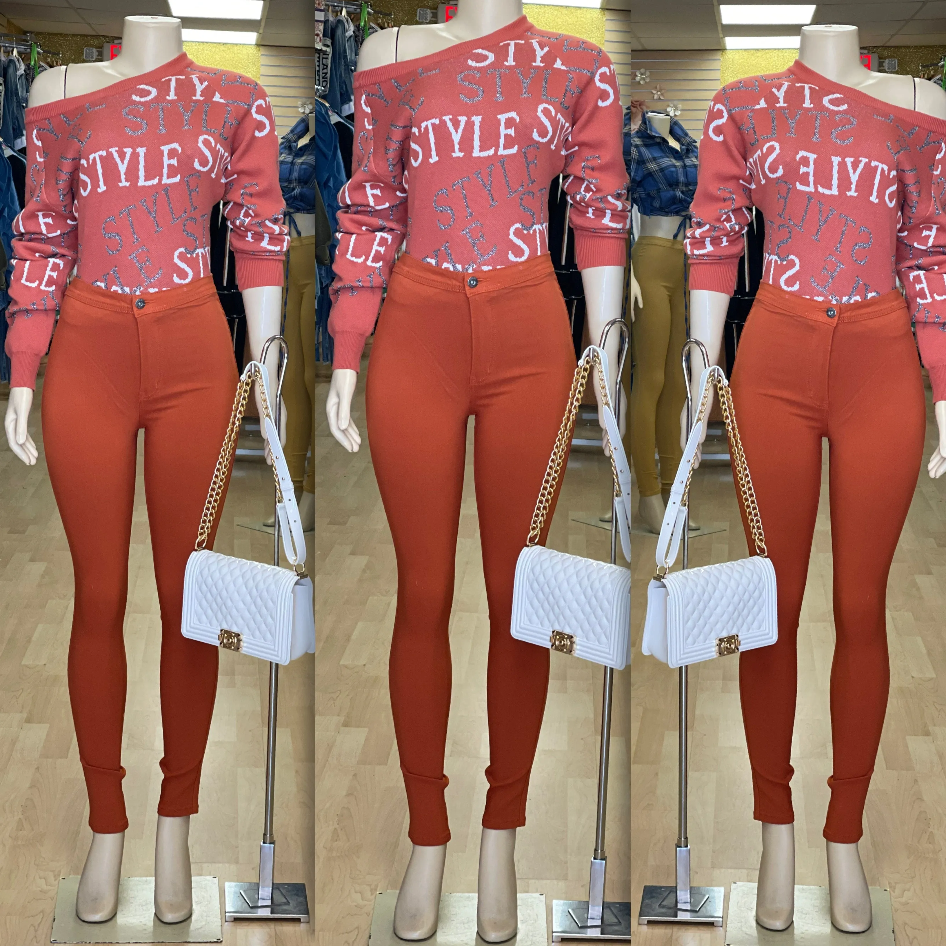 Rust Disco Pants