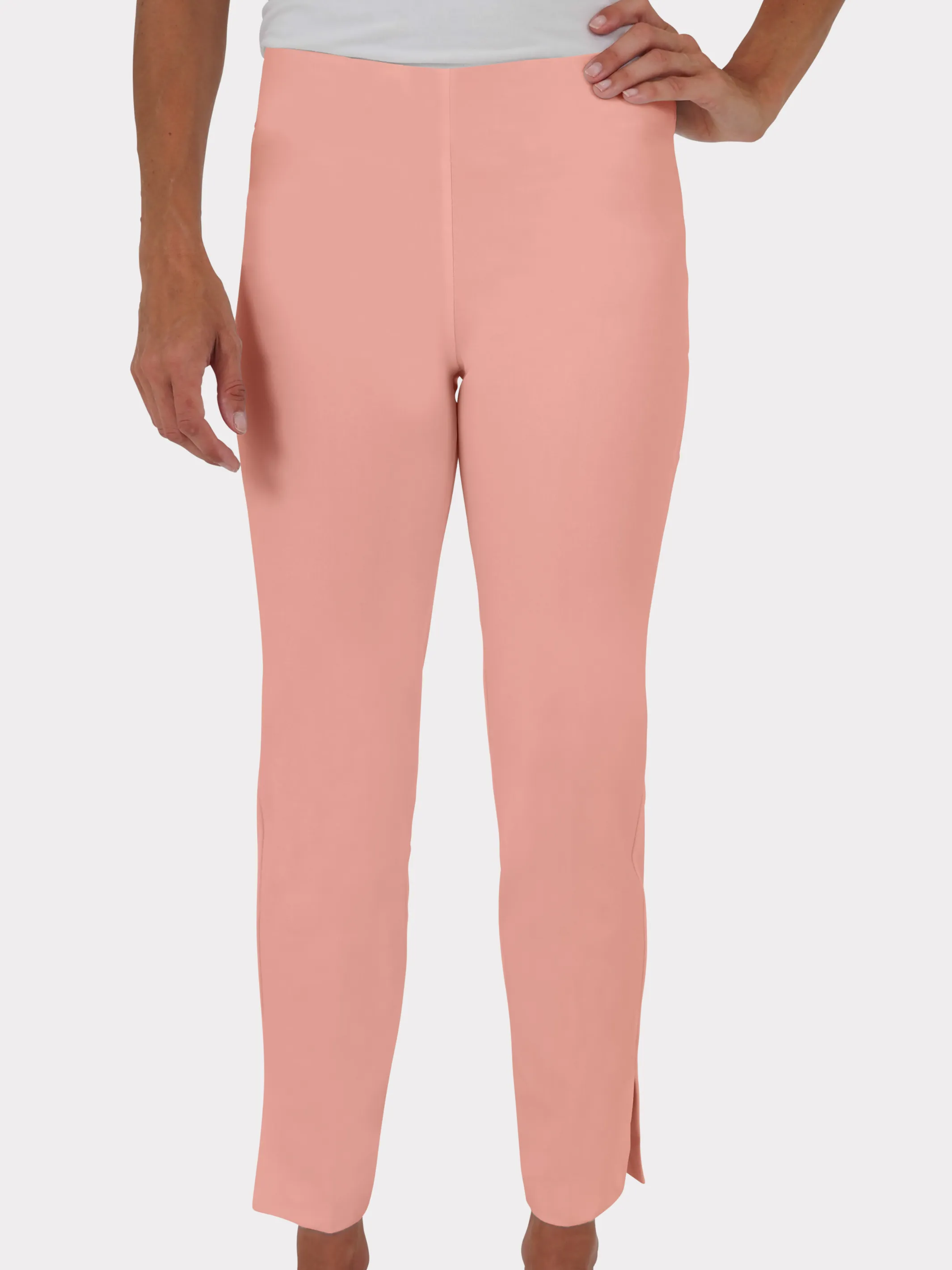 Slim Cut Cotton Stretch Pant