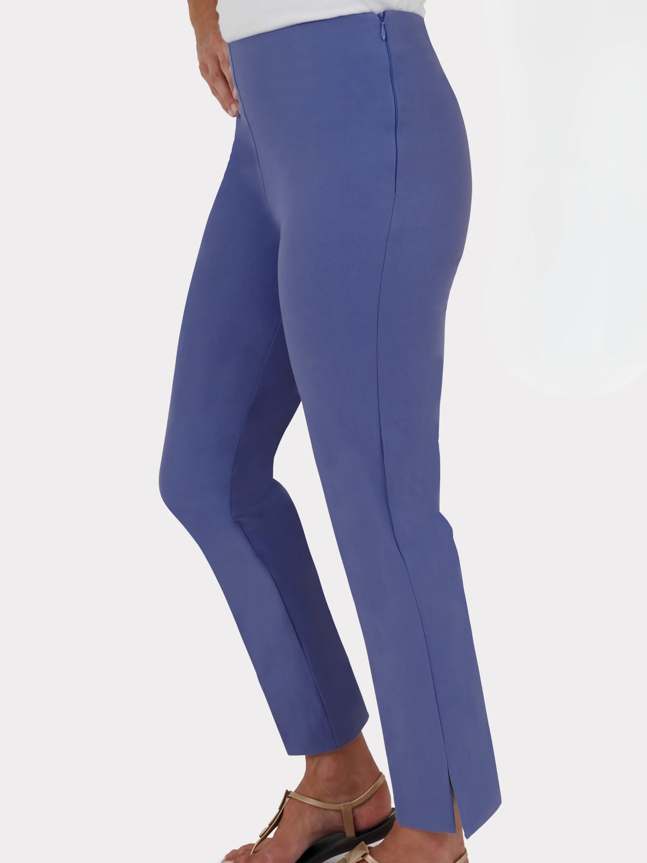 Slim Cut Cotton Stretch Pant