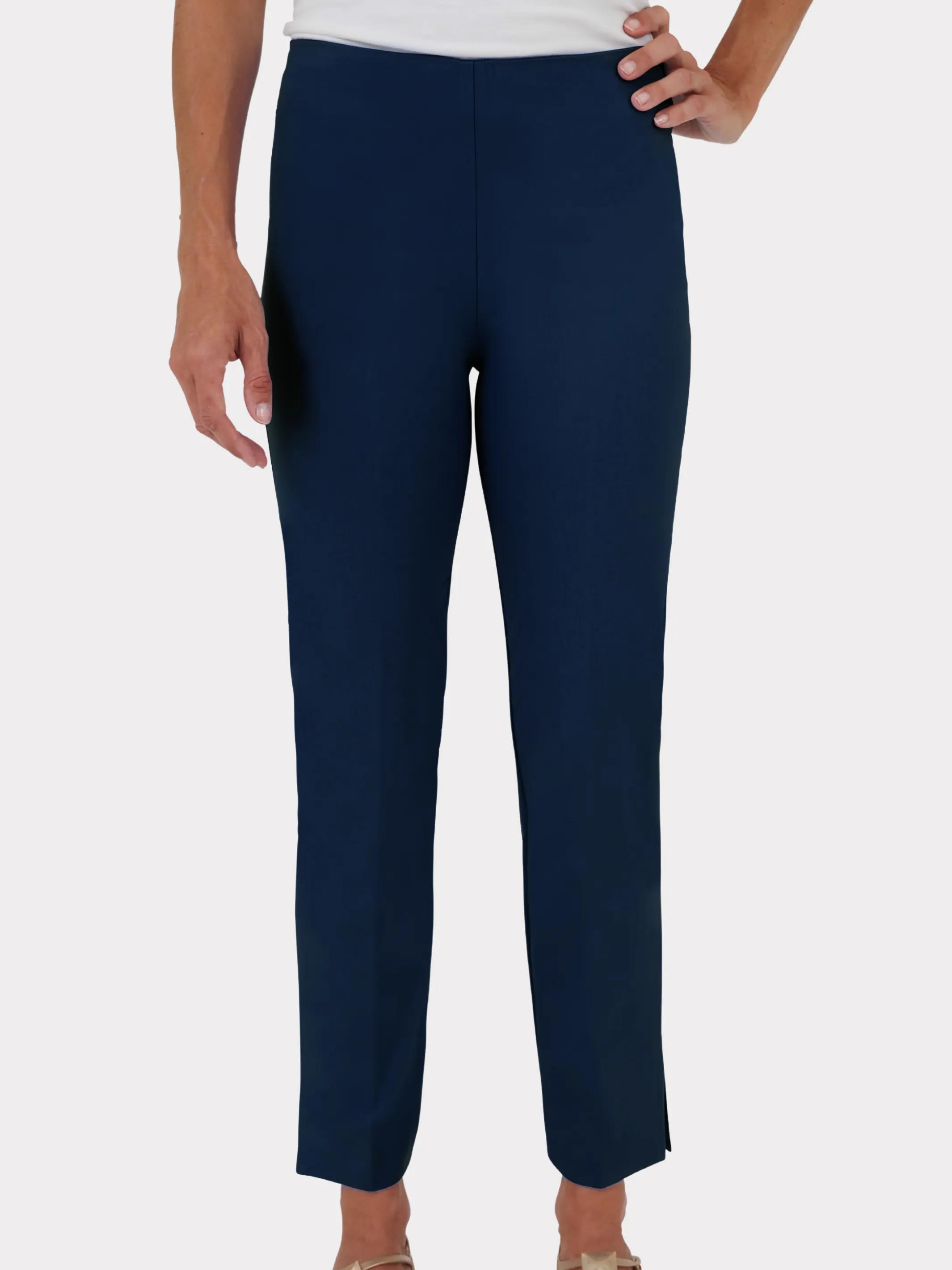 Slim Cut Cotton Stretch Pant