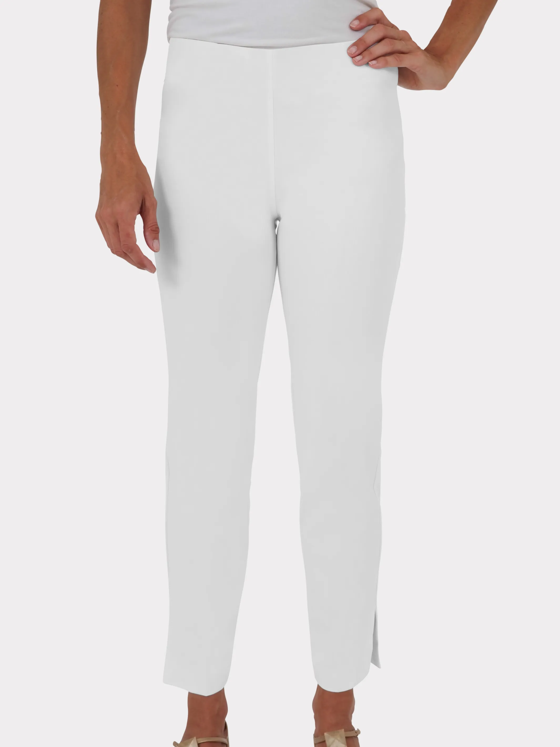 Slim Cut Cotton Stretch Pant