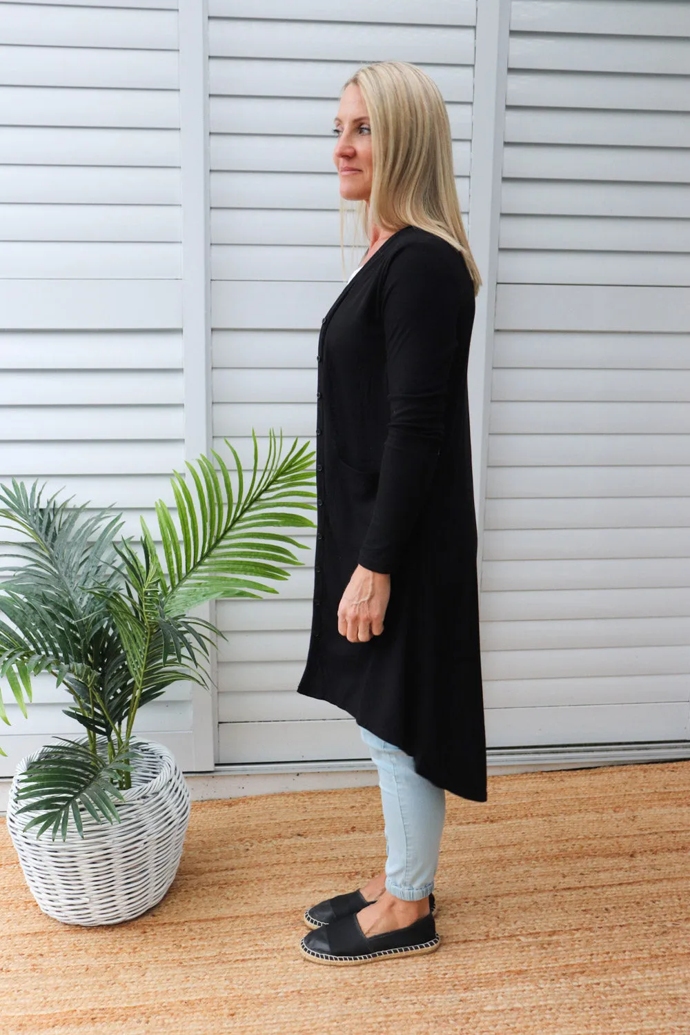 Soft Black Cardi