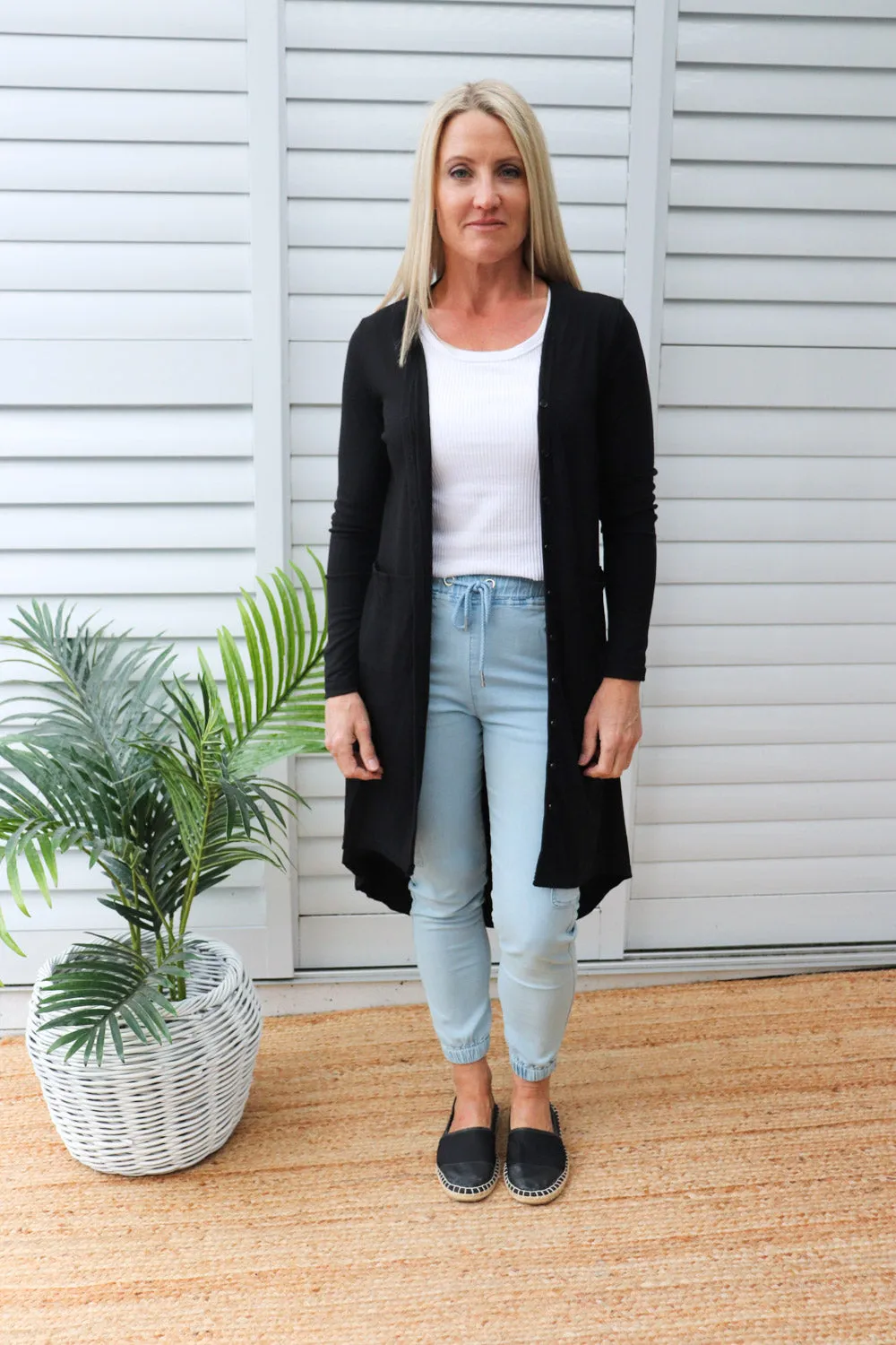 Soft Black Cardi