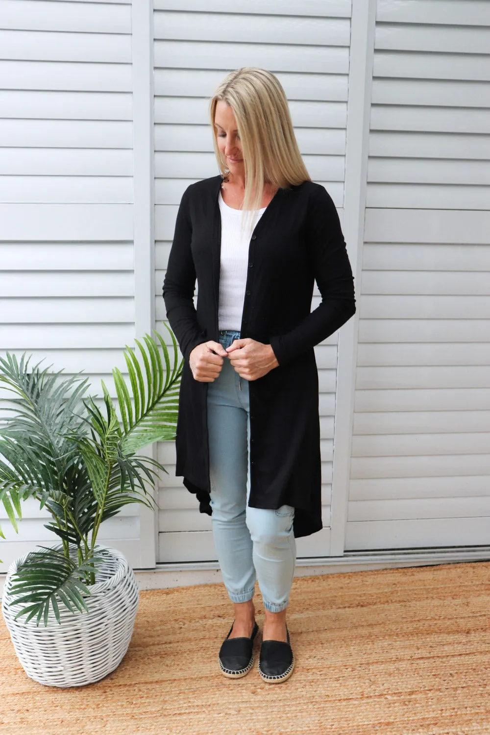 Soft Black Cardi