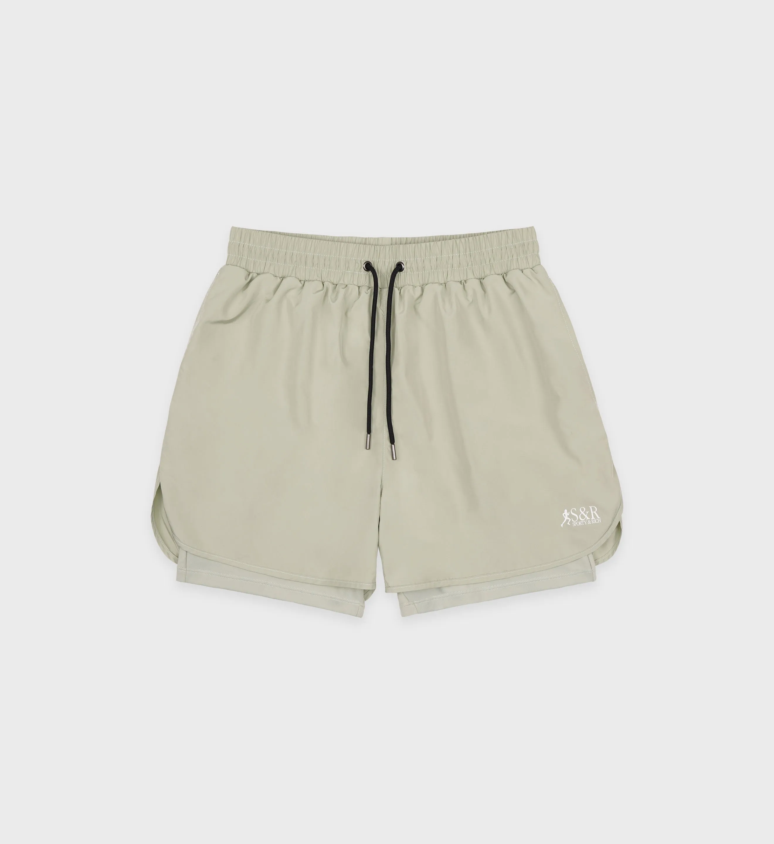 SR Runner Active Short - Laurel/White