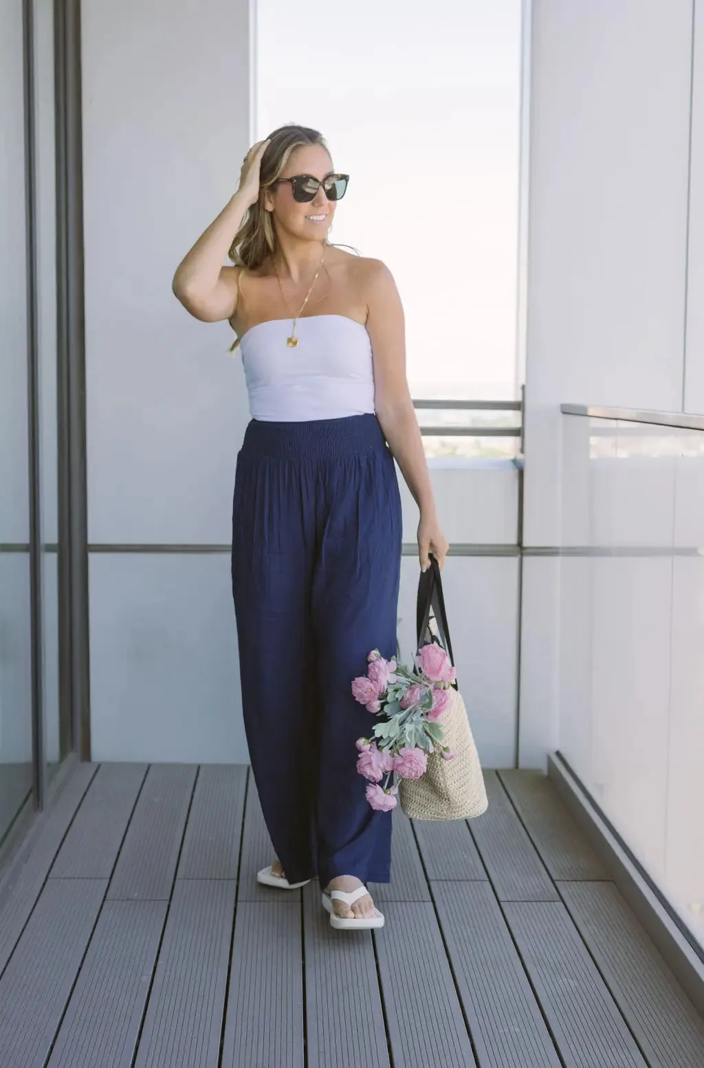 The Anytime Beach Pant - Sailor Navy Blue