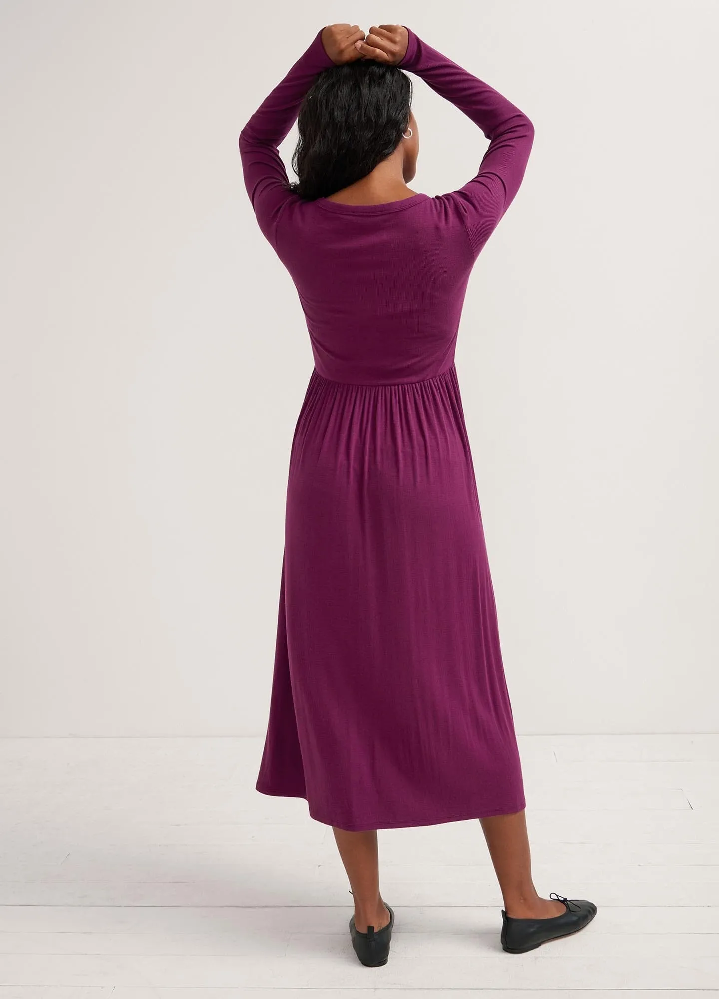 The Softest Rib Nursing Dress