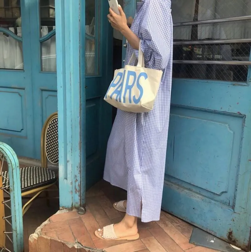 Three-color casual loose lazy style shirt dress