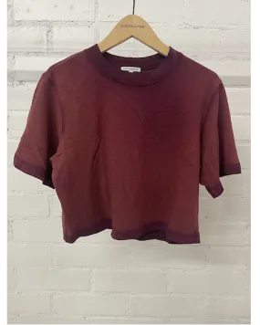 Tokyo Crop Tee: Plum