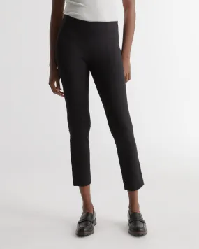 Ultra-Stretch Ponte Pintuck Ankle Pants