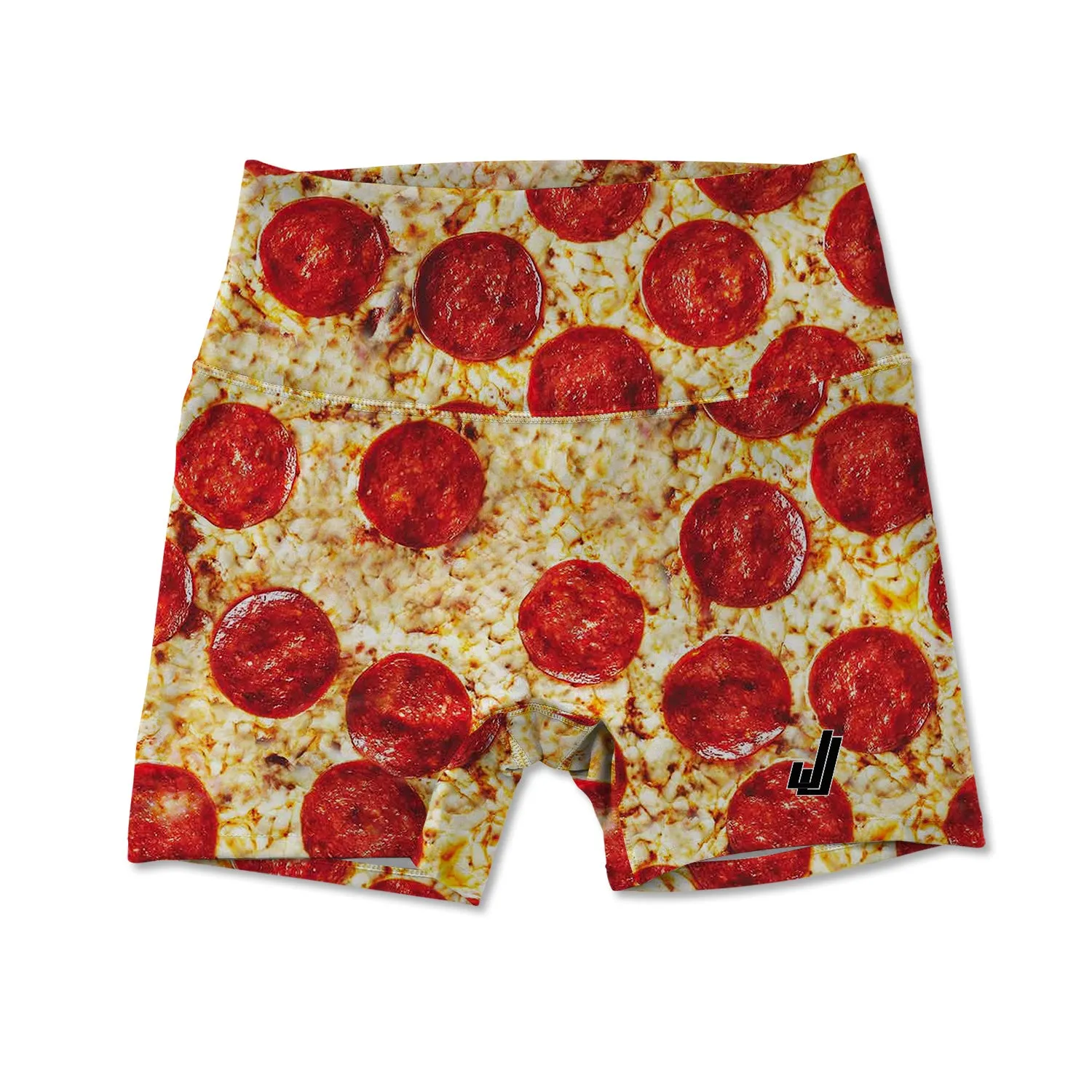 Women's Active Shorts - Pizza