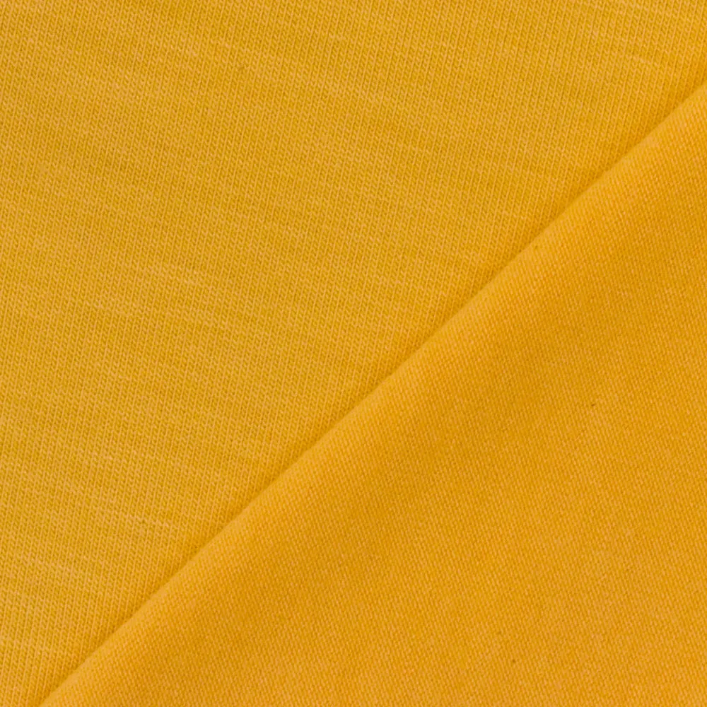 Yellow Solid Stretch Spandex Rayon Modal Jersey Knit Fabric