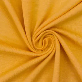 Yellow Solid Stretch Spandex Rayon Modal Jersey Knit Fabric